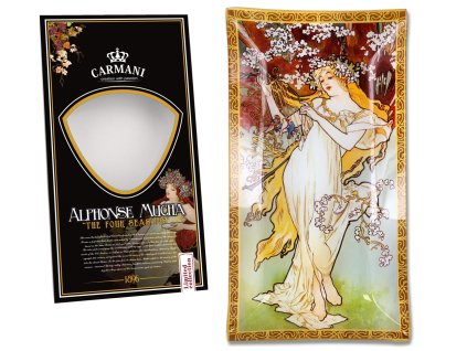 Talíř 30x16cm Alfons Mucha, 7201 "jaro"