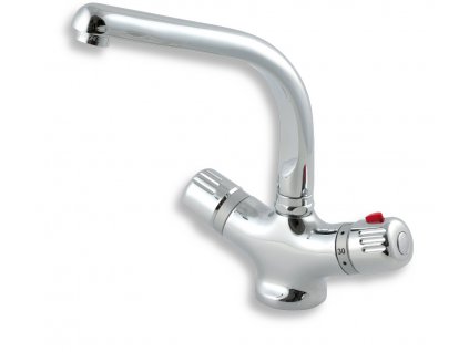 Dřezová baterie termostatická Aquamat chrom