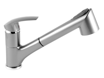 Dřezová teleskopická baterie Metalia 57, šedá