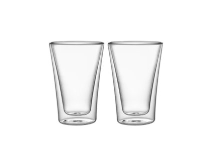 Dvoustěnná sklenice myDRINK 330 ml, 2 ks