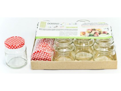 sklen.zavař. 150ml- 7ks-SIRIUS+10ks víč.puntík-TO53