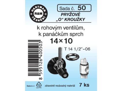 Hartman sada č. 50 "o" kroužek k rohovému ventilu