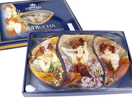 Carmani, talíř dekorační Alfons Mucha