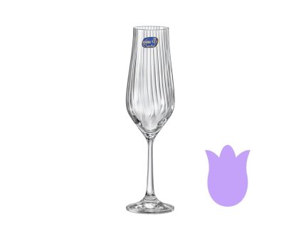 Kalíšky Tulipa optika 170 ml sada 6 ks