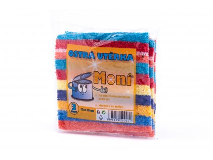 011 Ostrá utěrka 3 ks Moni
