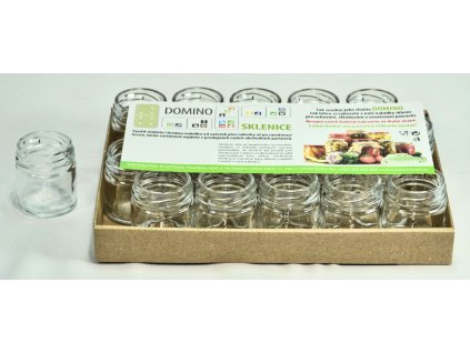 sklen.zavař.  40ml-20ks-TO43