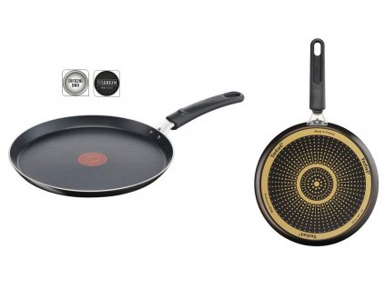 pánev d25 palač. SIMPLE COOK, titan, černá, TEFAL