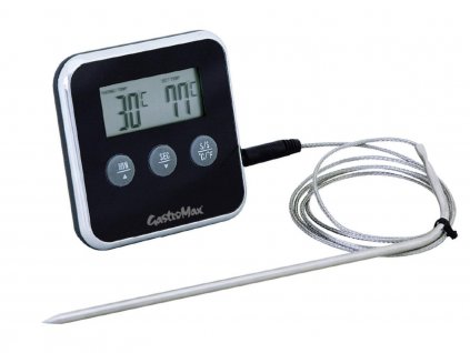 Teploměr vpich.do masa(250°)digit.+minutník