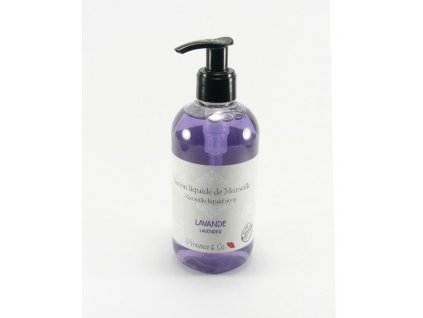 francouzske luxusni marseillske tekute mydlo 300 ml levandule s davkovacem