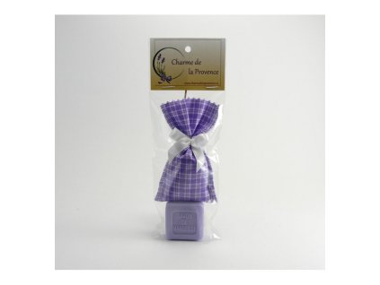 set maly pytlicek a levandulove mydlo 25g