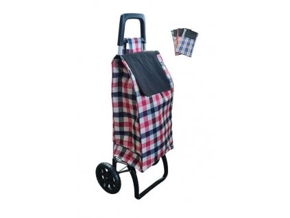 taška s kol., KÁRO 2 barvy, výška 100cm, textil