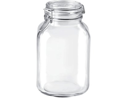 dóza 3,00l FIDO-Bormioli, 14,0x14,0x24,5cm, patentní sklo