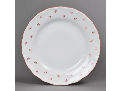 Talíř mělký 25 cm Verona Valbella červená X8988