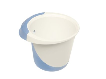 mísa 1,5l šlehací DE LUXE, sever.modrá/bílá, plast