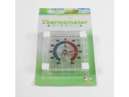 teploměr  7,5x7,5cm univ., -50°C+50°C, samolep.