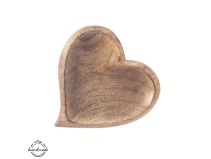 Servírovací tác MANGO srdce 20x20 cm