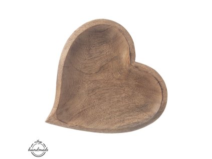 Servírovací tác MANGO srdce 25x25 cm