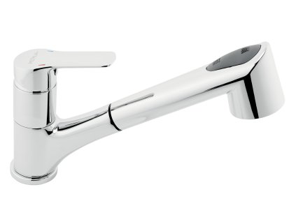 Dřezová teleskopická baterie Metalia 54, chrom