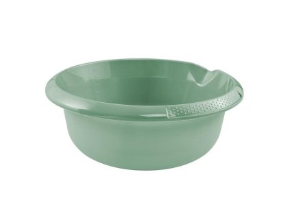 MISKA KULATÁ S VÝLEVKOU 28X11CM, 3,5L,SEV.ZELENÁ