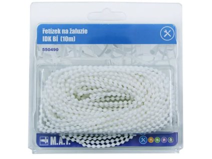 Řetízek na žaluzie IDK BÍ (10m) blistr