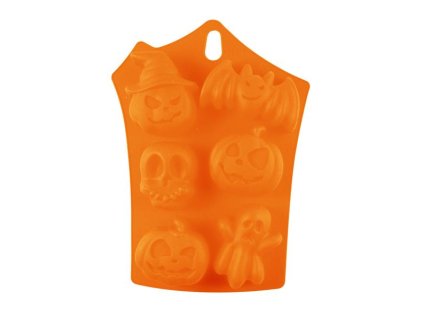 FORMA NA PEČENÍ SILIKON 6KS HALLOWEEN 23.3*17*3.3