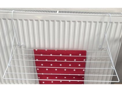 sušák  3,6m, radiátor, balkón, kul.ucho, 62x30,5cm, bílý drát