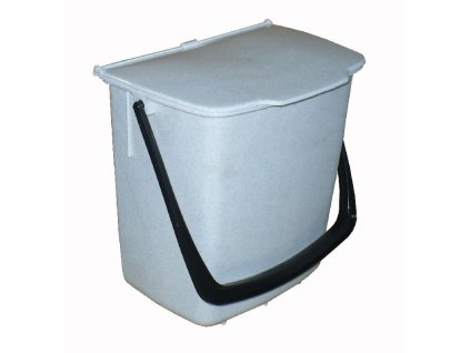 koš odp. 8l kbelík univ.bílý 22x15x29cm závěs *25,8,