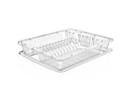 odkapávač nád. 46x37x8cm, 2díl., transp.plast