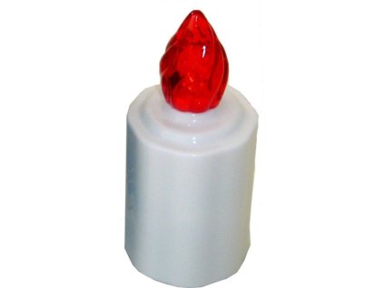 svíčka LED hřbit. červ./bílá ZE1, elektr., 88dní