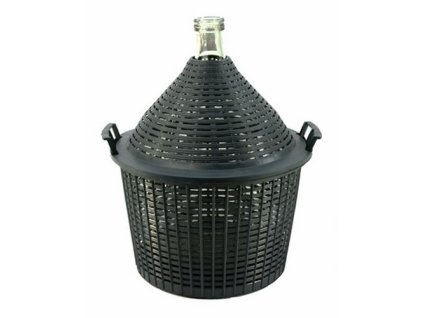 demižon  5l koš plastový