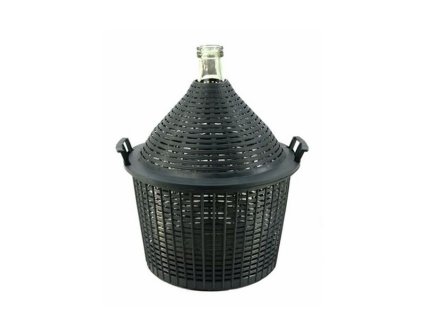 demižon 15l koš plastový