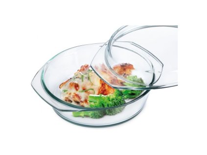 mísa 0,7 l kulatá+0,3l víko,d160x70mm,var.sklo,zapék. SIMAX