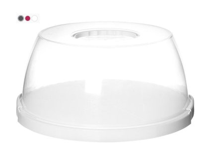 podnos d31x15cm s víkem, na dort, ucho, plast