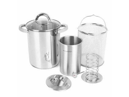 šunkovar d16x21cm NR KönigHoffer+hrnec+síto+teploměr