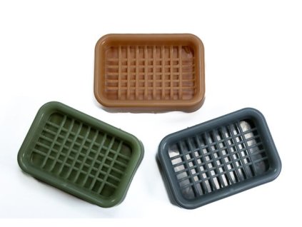 mýdlenka obd.12,5x8,55cm s miskou, 4barvy, plast