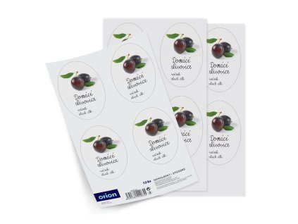 Samolepky na láhve Domácí slivovice