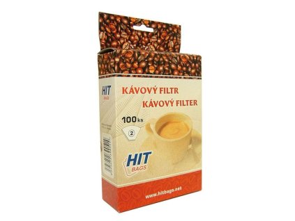 filtry 2/100ks na kávu, papír