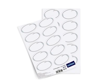 Samolepky na dózy prázdné