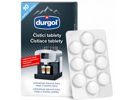 ČISTICÍ TABLETY PRO KÁVOVARY 10KS DURGOL