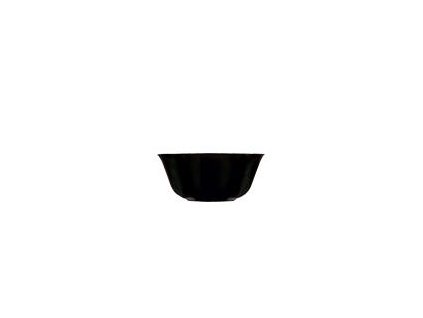 Tempered Carine black bowl 12cm