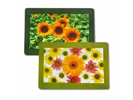 Placemat - flowers 4ass. 28,5x44cm