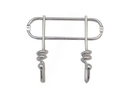 věšák 2 háčky twist 16 ,5 x 13,5 cm