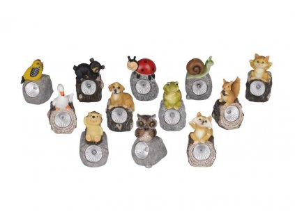 LAMPIČKA SOLÁRNÍ VENKOVNÍ, ZVÍŘÁTKO, 6,5X6,7X11CM,