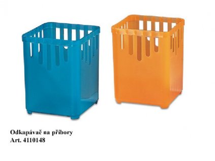 Odkapávač na příbory - bílá