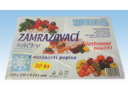 Sáčky zamrazovací střední 250x350 30ks