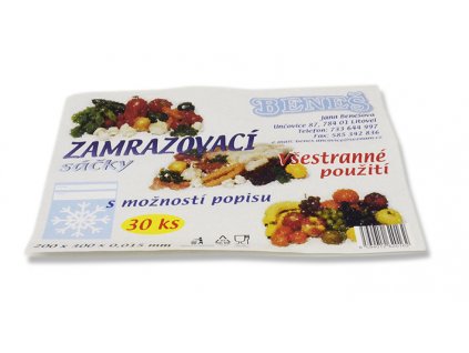 Sáčky zamrazovací malé 200x300 30ks