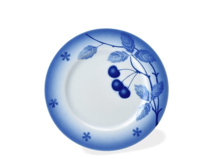 Talíř mělký 26 cm Nina dekor Blue Cherry (modré třešně)