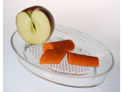 Struhadlo jablek sklo 21x14cm