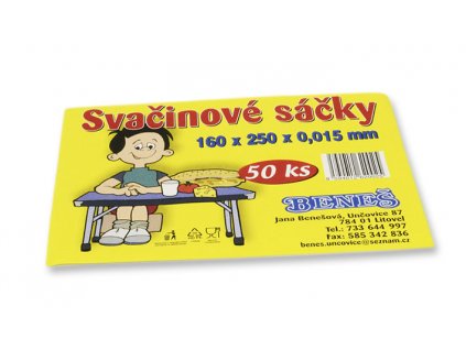 Sáčky Mikro 160x250/50ks-svačinové