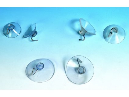 Háček střední kovový s přísavkou